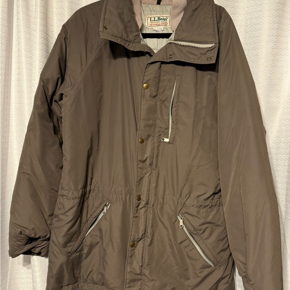 Vintage L.L. Bean Men's Brown Penobscot Parka Jacket